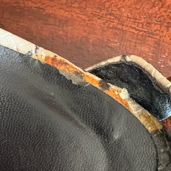 Madden Girl Black and Cream Snakeskin Heels - Picture 7 of 8